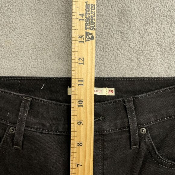 NWOT Levis 315 Shaping Bootcut Black Jeans Women's Size 29 - Picture 7 of 13